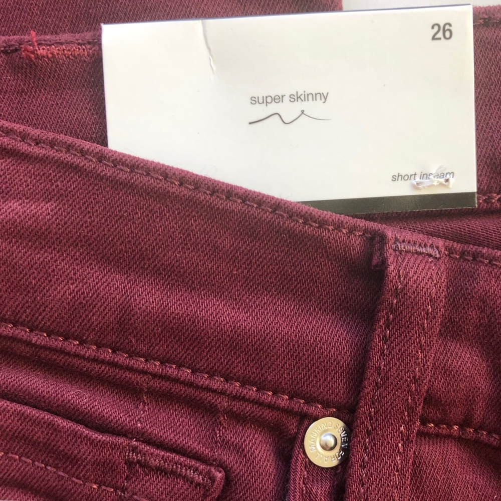 NWT FOR ALL 7MAKING THE ANKLE SKINNY JEANS - Picture 5 of 8